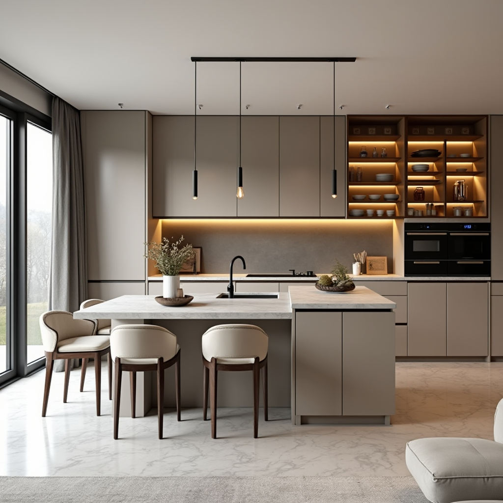 مدل کابینت مدرن سفید