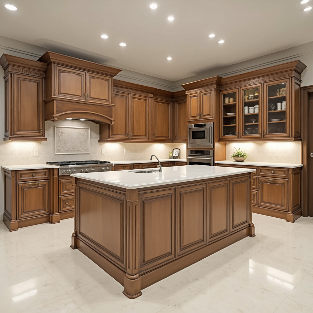 مزایای کابینت چوبی در طراحی آشپزخانه ایرانی