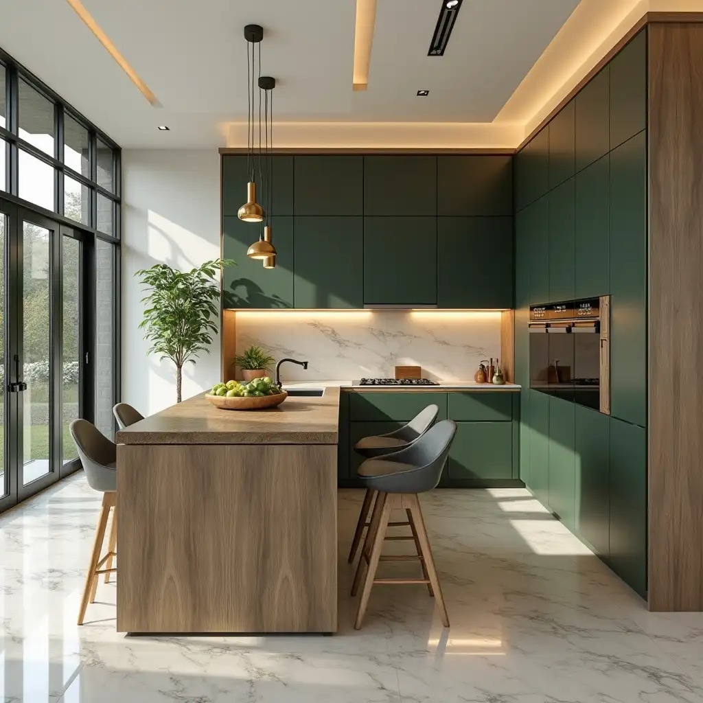 کابینت هایگلاس مات