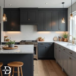 کابینت نئوکلاسیک رنگ مشکی